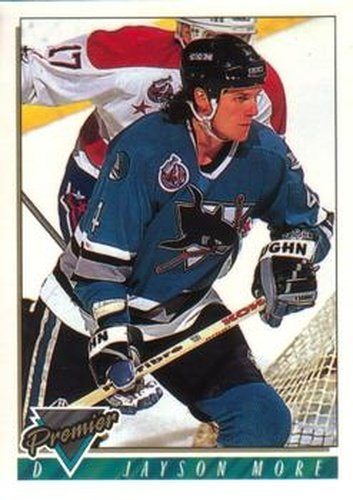 #227 Jayson More - San Jose Sharks - 1993-94 O-Pee-Chee Premier Hockey
