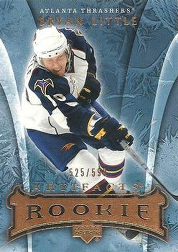 #227 Bryan Little - Atlanta Thrashers - 2007-08 Upper Deck Artifacts Hockey