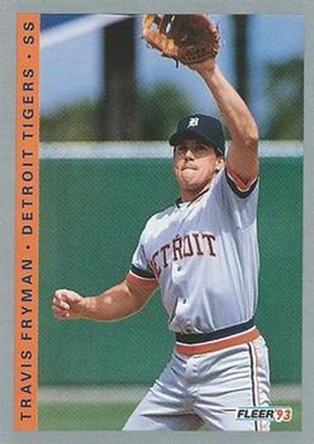 #228 Travis Fryman - Detroit Tigers - 1993 Fleer Baseball