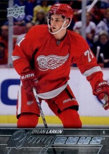 #228 Dylan Larkin - Detroit Red Wings - 2015-16 Upper Deck Hockey