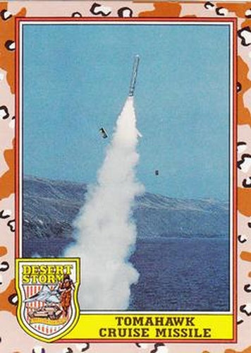 #228 Tomahawk Cruise Missile - 1991 Topps Desert Storm