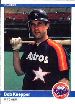 #228 Bob Knepper - Houston Astros - 1984 Fleer Baseball