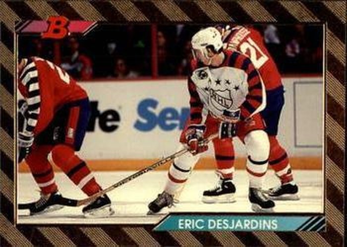#228 Eric Desjardins - Montreal Canadiens - 1992-93 Bowman Hockey