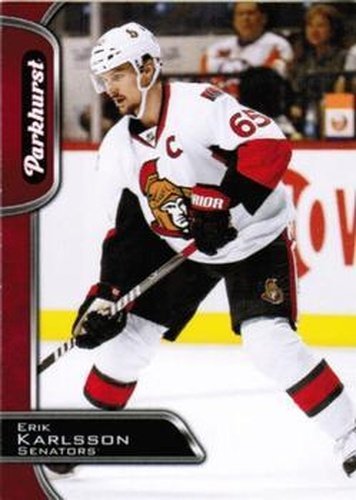 #228 Erik Karlsson - Ottawa Senators - 2016-17 Parkhurst - Red Hockey