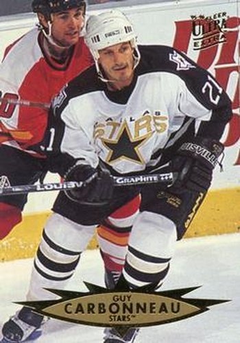 #228 Guy Carbonneau - Dallas Stars - 1995-96 Ultra Hockey