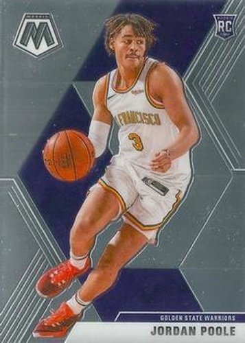 #228 Jordan Poole - Golden State Warriors - 2019-20 Panini Mosaic Basketball