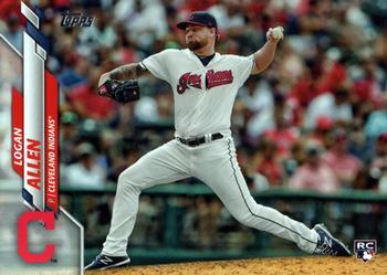 #228 Logan Allen - Cleveland Indians - 2020 Topps Baseball
