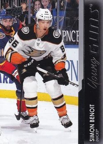 #228 Simon Benoit - Anaheim Ducks - 2021-22 Upper Deck Hockey