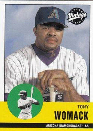 #228 Tony Womack - Arizona Diamondbacks - 2001 Upper Deck Vintage Baseball
