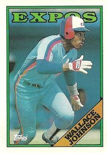 #228 Wallace Johnson - Montreal Expos - 1988 Topps Baseball