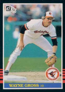 #228 Wayne Gross - Baltimore Orioles - 1985 Donruss Baseball