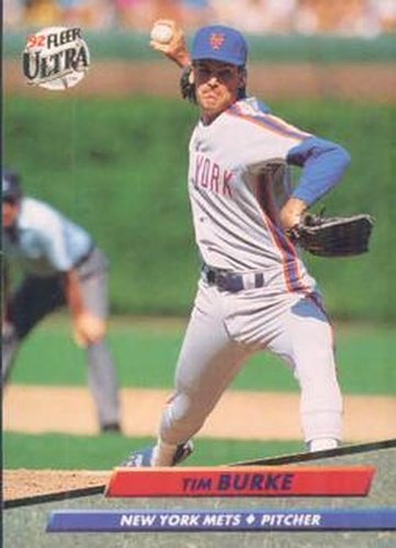 #228 Tim Burke - New York Mets - 1992 Ultra Baseball