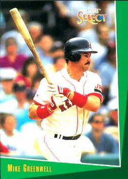 #228 Mike Greenwell - Boston Red Sox - 1993 Select Baseball