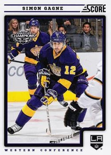 #228 Simon Gagne - Los Angeles Kings - 2012-13 Score Hockey