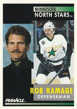 #228 Rob Ramage - Minnesota North Stars - 1991-92 Pinnacle Hockey