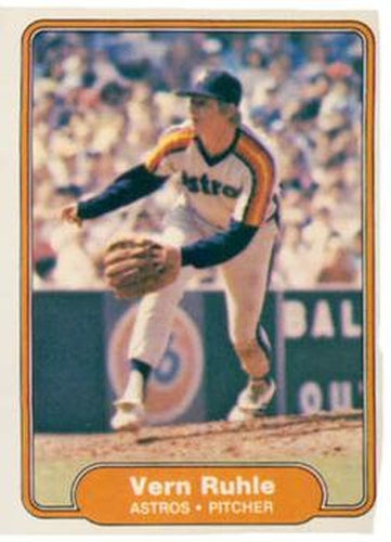 #228 Vern Ruhle - Houston Astros - 1982 Fleer Baseball