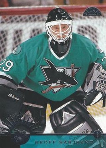 #228 Geoff Sarjeant - San Jose Sharks - 1996-97 Leaf Hockey