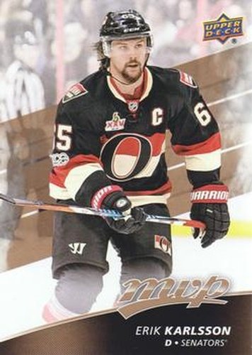 #228 Erik Karlsson - Ottawa Senators - 2017-18 Upper Deck MVP Hockey