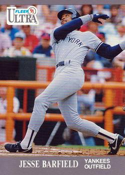 #228 Jesse Barfield - New York Yankees - 1991 Ultra Baseball