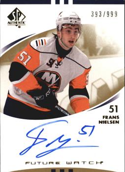 #229 Frans Nielsen - New York Islanders - 2007-08 SP Authentic Hockey