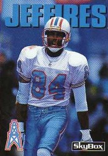#229 Haywood Jeffires - Houston Oilers - 1992 SkyBox Impact Football