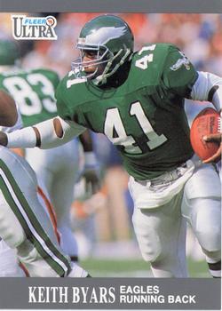 #229 Keith Byars - Philadelphia Eagles - 1991 Ultra Football