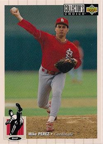 #229 Mike Perez - St. Louis Cardinals - 1994 Collector's Choice Baseball