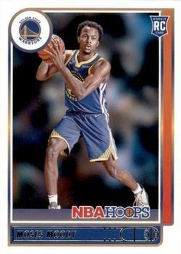 #229 Moses Moody - Golden State Warriors - 2021-22 Hoops Basketball