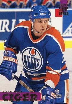 #229 Zdeno Ciger - Edmonton Oilers - 1994-95 Stadium Club Hockey