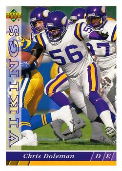 #229 Chris Doleman - Minnesota Vikings - 1993 Upper Deck Football