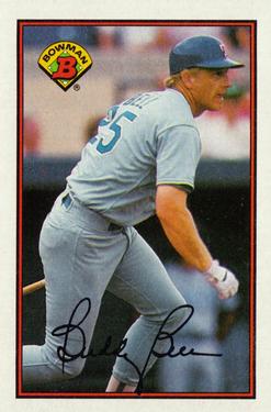 #229 Buddy Bell - Texas Rangers - 1989 Bowman Baseball