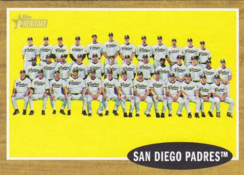 #22 San Diego Padres - San Diego Padres - 2011 Topps Heritage Baseball
