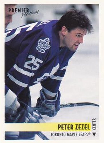 #22 Peter Zezel - Toronto Maple Leafs - 1994-95 O-Pee-Chee Premier Hockey