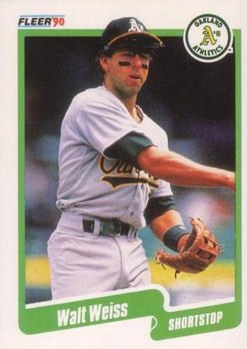 22 Walt Weiss - Oakland Athletics - 1990 Fleer USA Baseball – Isolated Cards