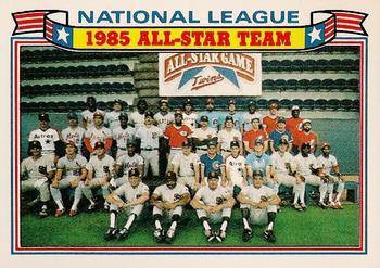 #22 1985 NL All-Stars - 1986 Topps Baseball - Glossy All-Stars