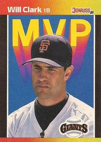 #BC-22 Will Clark - San Francisco Giants - 1989 Donruss Baseball - Bonus MVP's