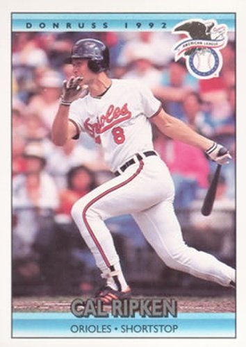 #22 Cal Ripken - Baltimore Orioles - 1992 Donruss Baseball