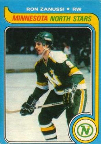#22 Ron Zanussi - Minnesota North Stars - 1979-80 O-Pee-Chee Hockey