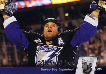 #22 Martin St. Louis - Tampa Bay Lightning - 2010-11 Upper Deck Hockey