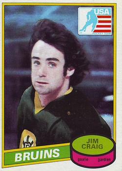 #22 Jim Craig - Boston Bruins - 1980-81 O-Pee-Chee Hockey
