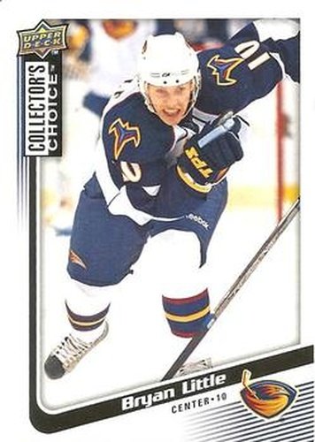 #22 Bryan Little - Atlanta Thrashers - 2009-10 Collector's Choice Hockey