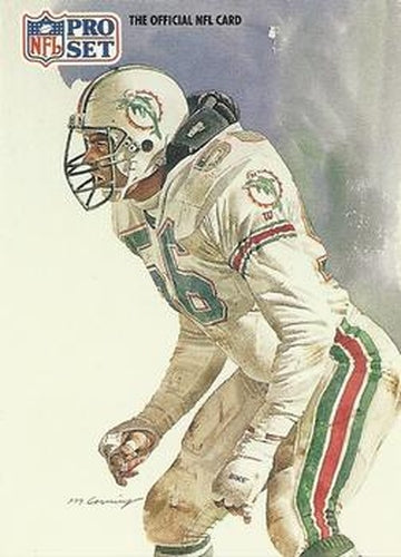 #422 John Offerdahl - Miami Dolphins - 1991 Pro Set Football