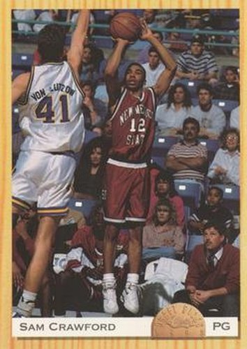 #22 Sam Crawford - New Mexico State Aggies - 1993 Classic Draft Picks Basketball