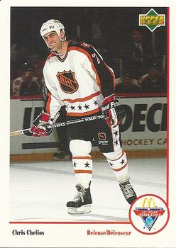 #Mc-22 Chris Chelios - Chicago Blackhawks - 1991-92 Upper Deck McDonald's All-Stars Hockey