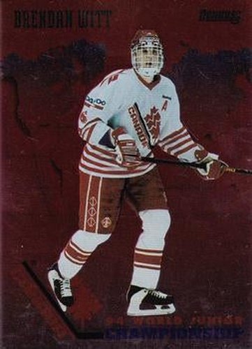 #22 Brendan Witt Canada - 1993-94 Donruss Hockey - 1994 World Junior Championship Canada