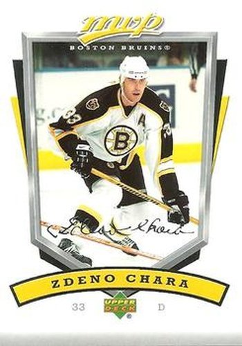 #22 Zdeno Chara - Boston Bruins - 2006-07 Upper Deck MVP Hockey