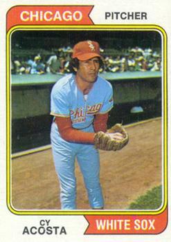 #22 Cy Acosta - Chicago White Sox - 1974 Topps Baseball