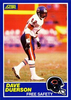 #22 Dave Duerson - Chicago Bears - 1989 Score Football
