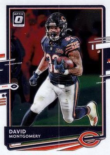 #22 David Montgomery - Chicago Bears - 2020 Donruss Optic Football