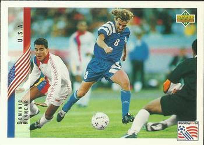 #22 Dominic Kinnear - USA - 1994 Upper Deck World Cup Contenders English/Spanish Soccer